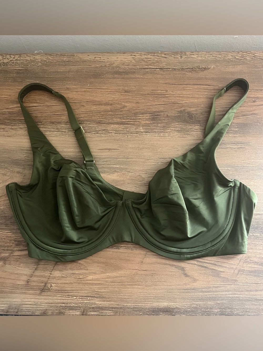 CUUP The Scoop Green Bra Size 36C